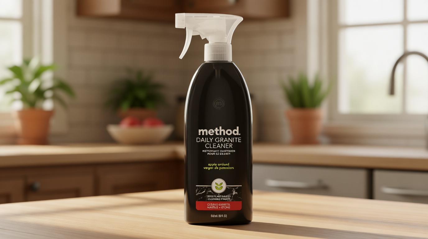 Method Daily Granite Cleaner Spray, Apple Orchard, Cleaning Agent for Granite, Marble, and Other Sealed Stone, 28 oz Spray Bottle (Pack of 1)