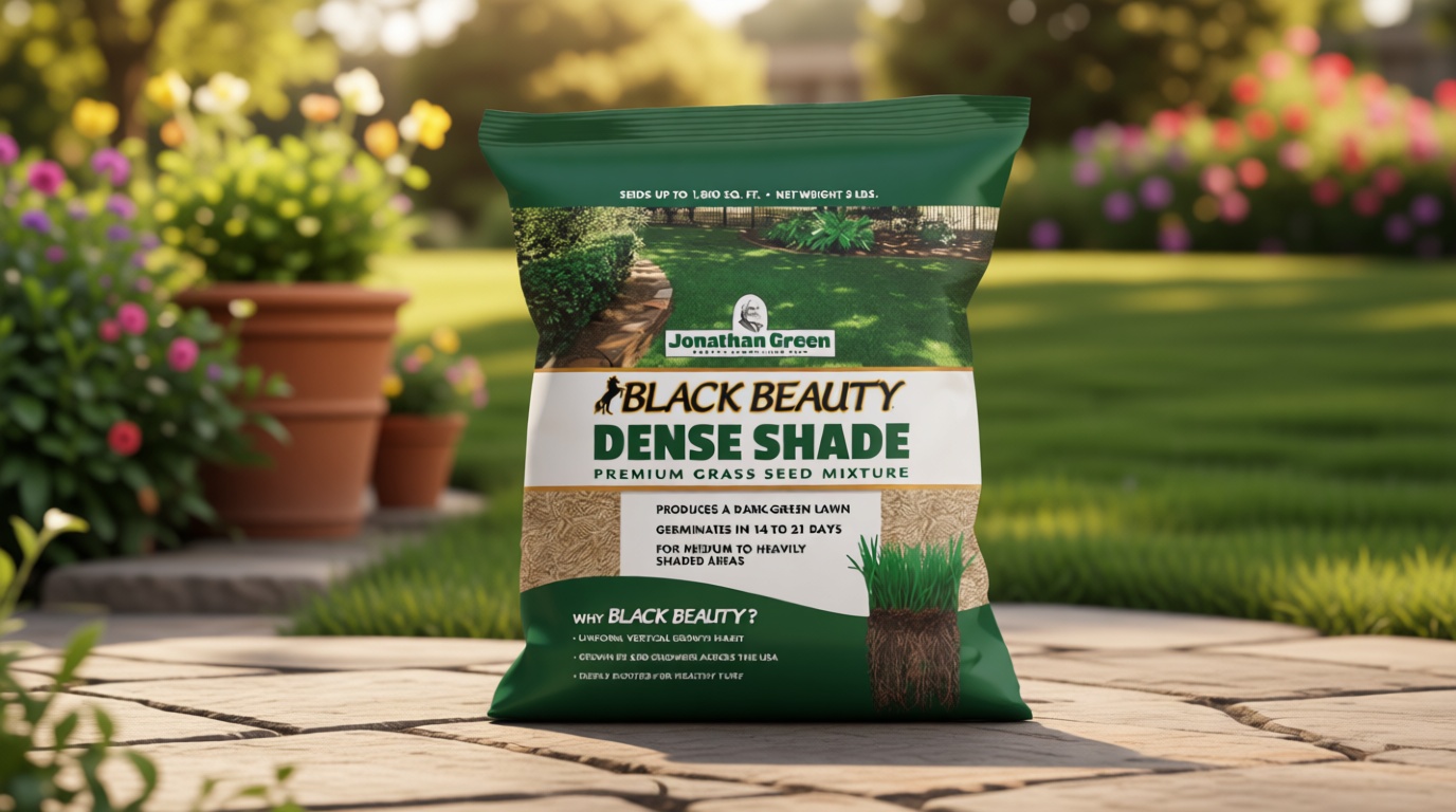 Jonathan Green (10600) Black Beauty Dense Shade Grass Seed - Cool Season Lawn Seed (3 lb)