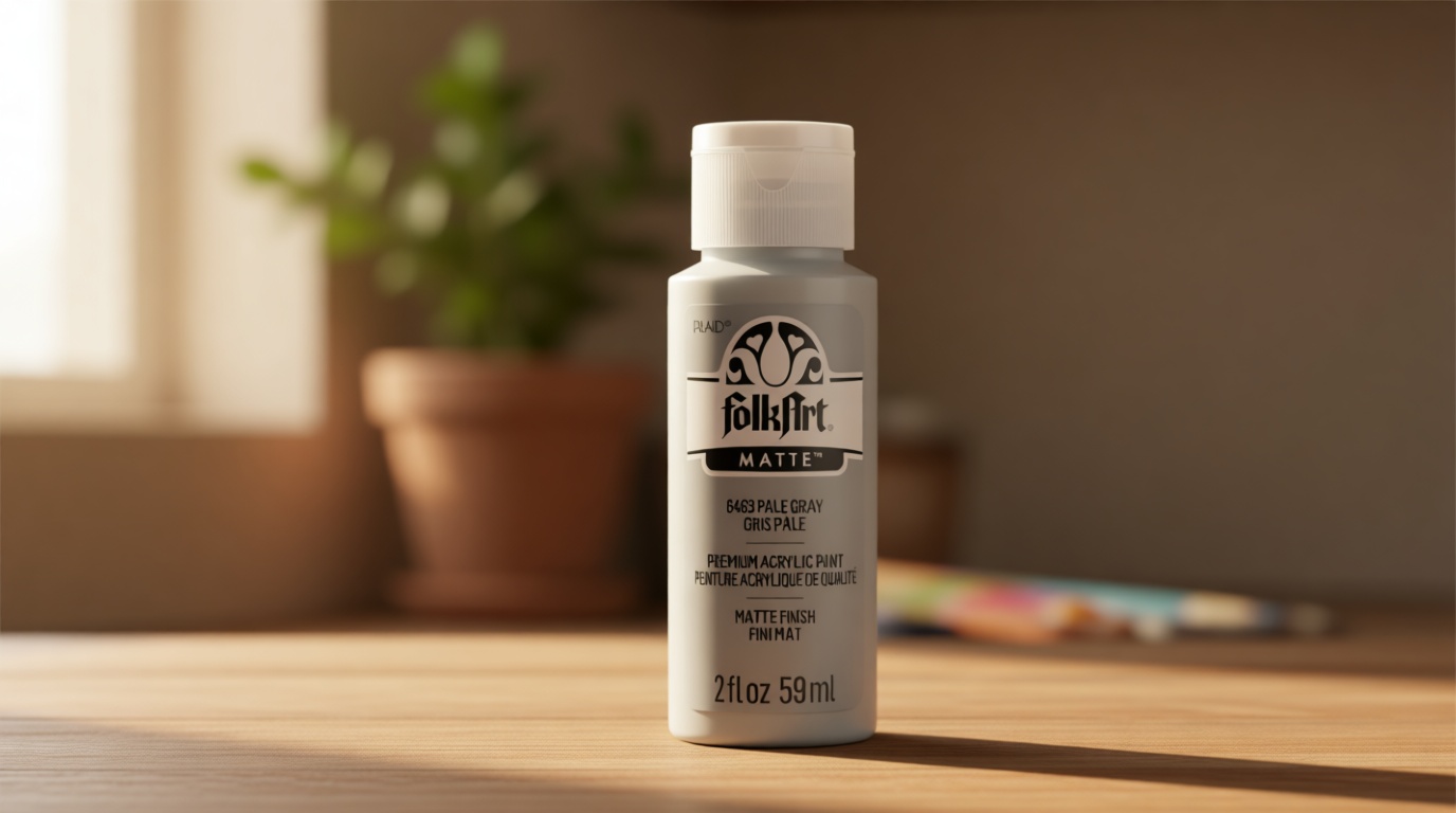 FolkArt Acrylic Paint in Assorted Colors (2 oz), , Pale Gray