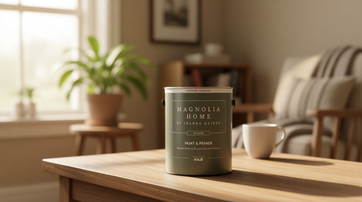 Magnolia Home by Joanna Gaines Classic Interior Wall, Ceiling, Trim Paint and Primer, Eggshell Finish, 1 Gallon - LUXE