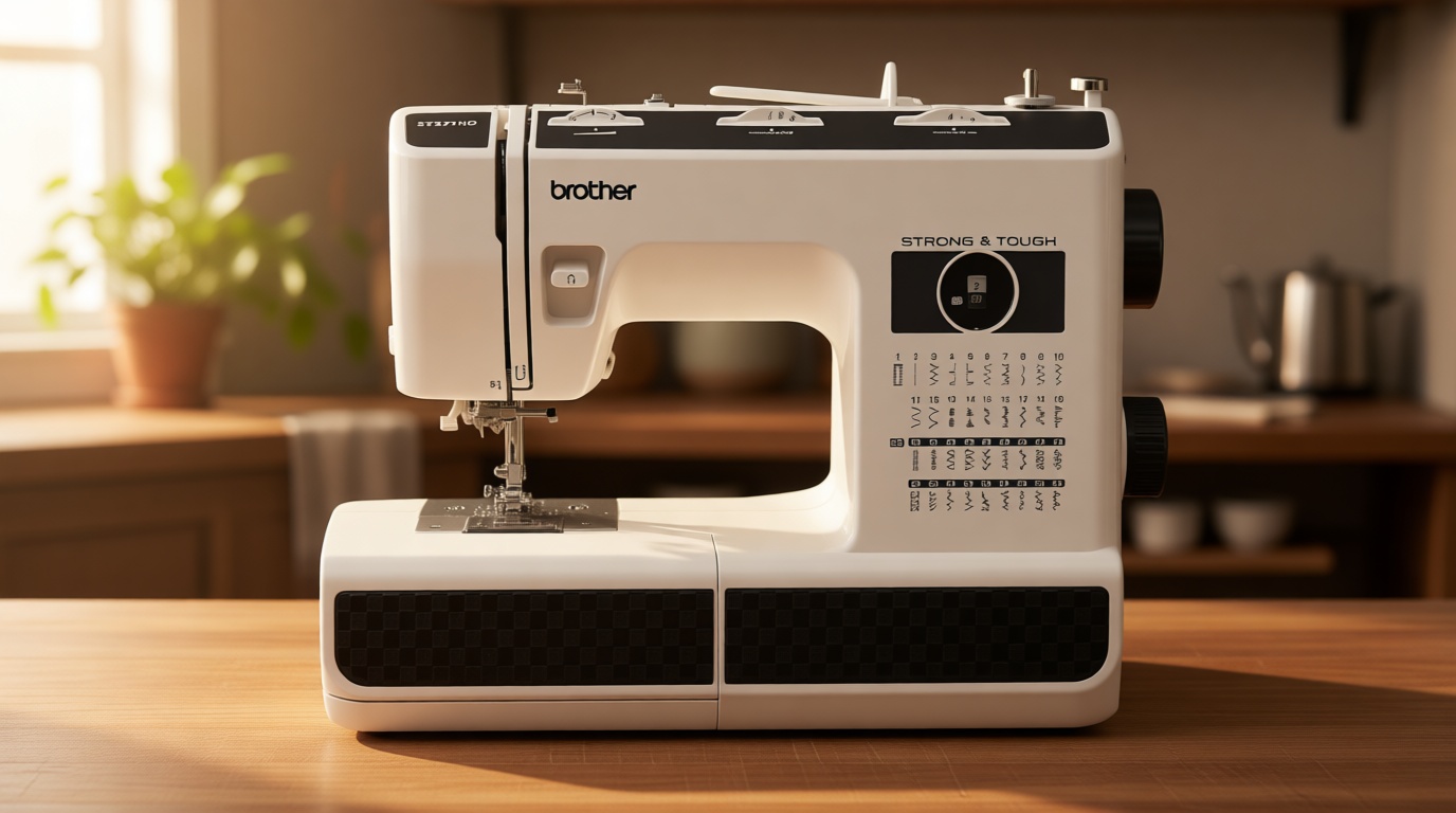 Brother ST371HD Sewing Machine, Strong & Tough, 37 Built-in Stitches, Free Arm Option, 6 Included Feet