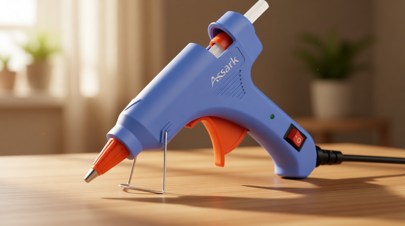 30W Mini Hot Glue Gun Kit with 30 Glue Sticks, Fast Preheating Hot Melt, High Temp for School Crafts DIY Arts and Quick Home Repairs, Blue
