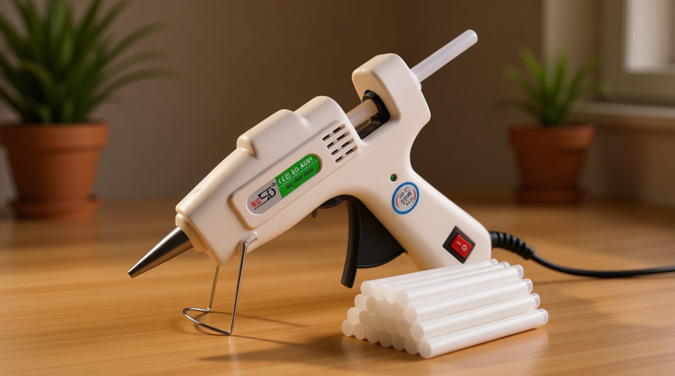 Krightlink Hot Glue Gun Kit with 30 Glue Sticks, Fast Preheating Hot Melt, High Temp for School Crafts DIY Arts and Quick Home Repairs (20w)