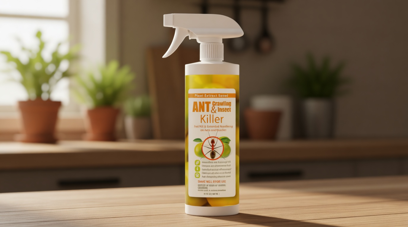 EcoVenger® Ant and Insect Killer 16 oz | Citrus Scent | Fast Kills House Ants Fire Ants | Residual Deterrence | Plant-Based Child and Pet Safe