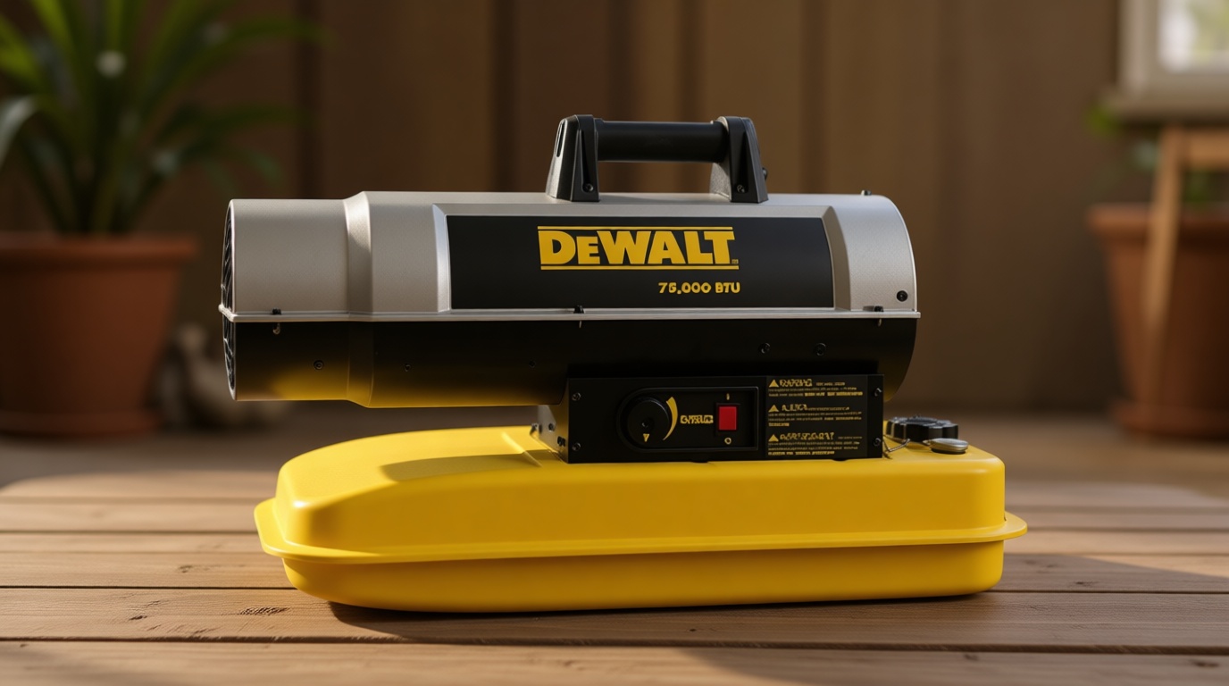 DEWALT DXH75KT Kerosene Heater, 75K BTU