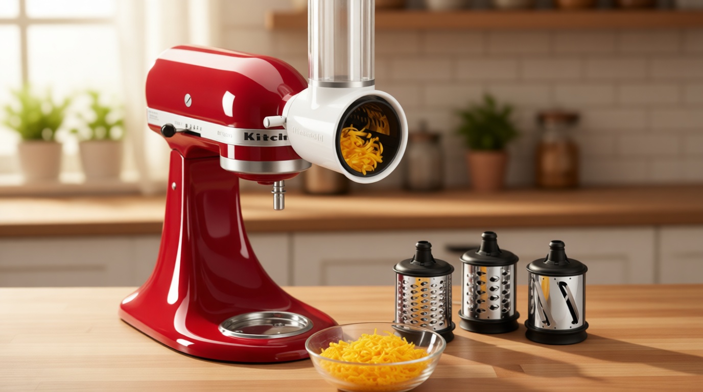KitchenAid Stand Mixer Attachment, KSMVSA Fresh Prep Slicer/Shredder