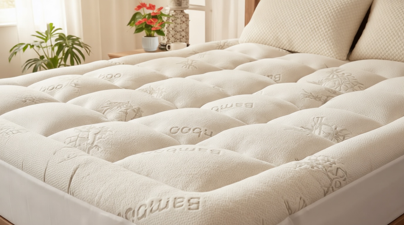 BEDLORE Queen Mattress Topper Viscose Derived from Bamboo, Thick Pillow Top Mattress Pad with Stretchable Pockets for 6-18 inches Mattress, Soft Breathable Mattress Topper for Back Pain Relief OEKO-TEX STANDARD 100