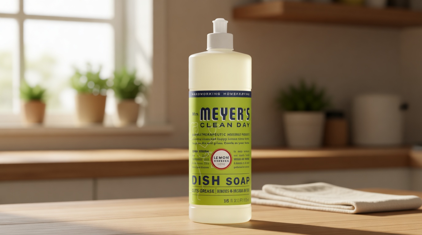 MRS. MEYER'S CLEAN DAY Liquid Dish Soap, Lemon Verbena, 16 fl. Oz ECOLOGO