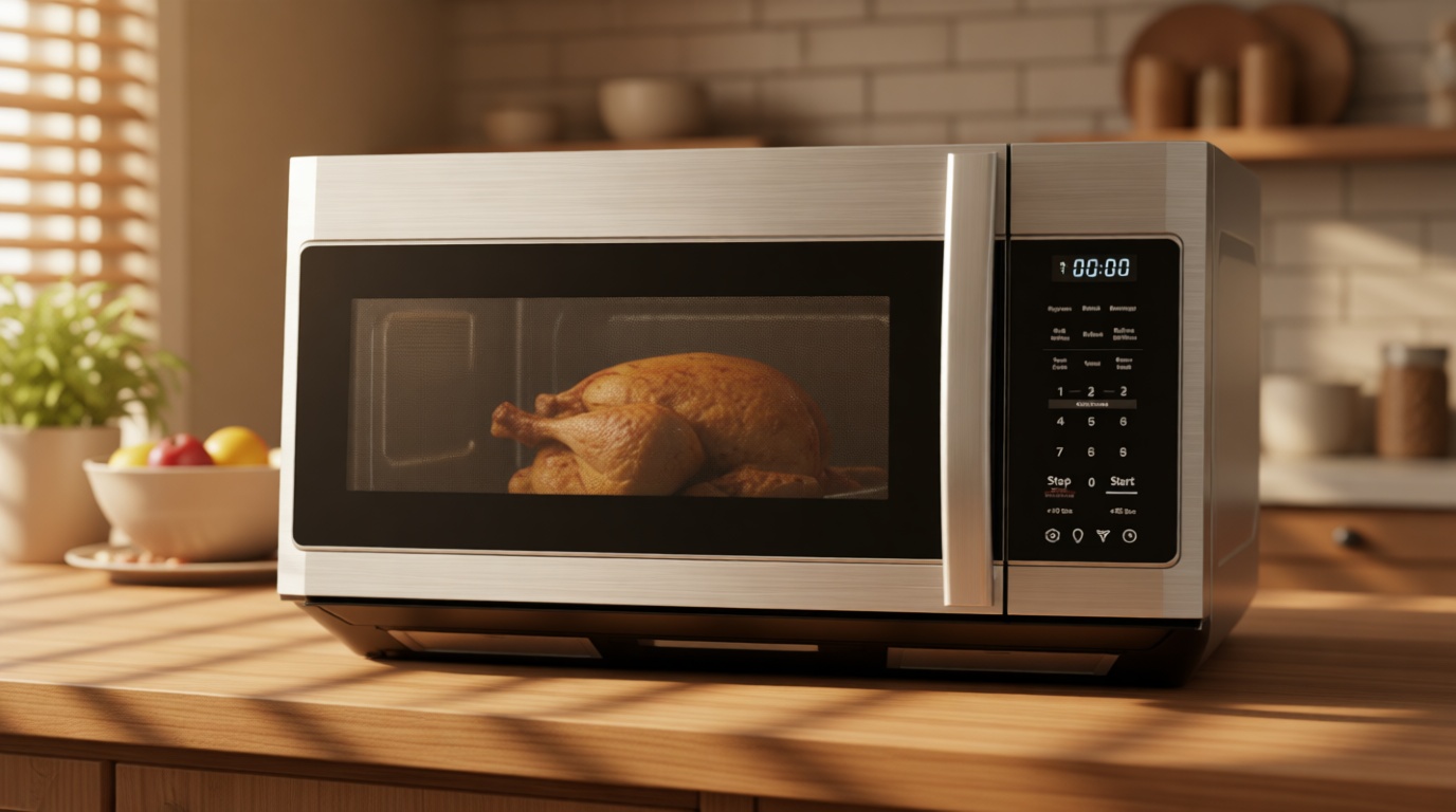 BLACK+DECKER Over the Range Microwave Oven with Vent and One-Touch Auto Cooking, 1.7 cu. ft. OTR Over Stove Microwave, Stainless Steel, 1000 Watts, EM044K6CE-SS