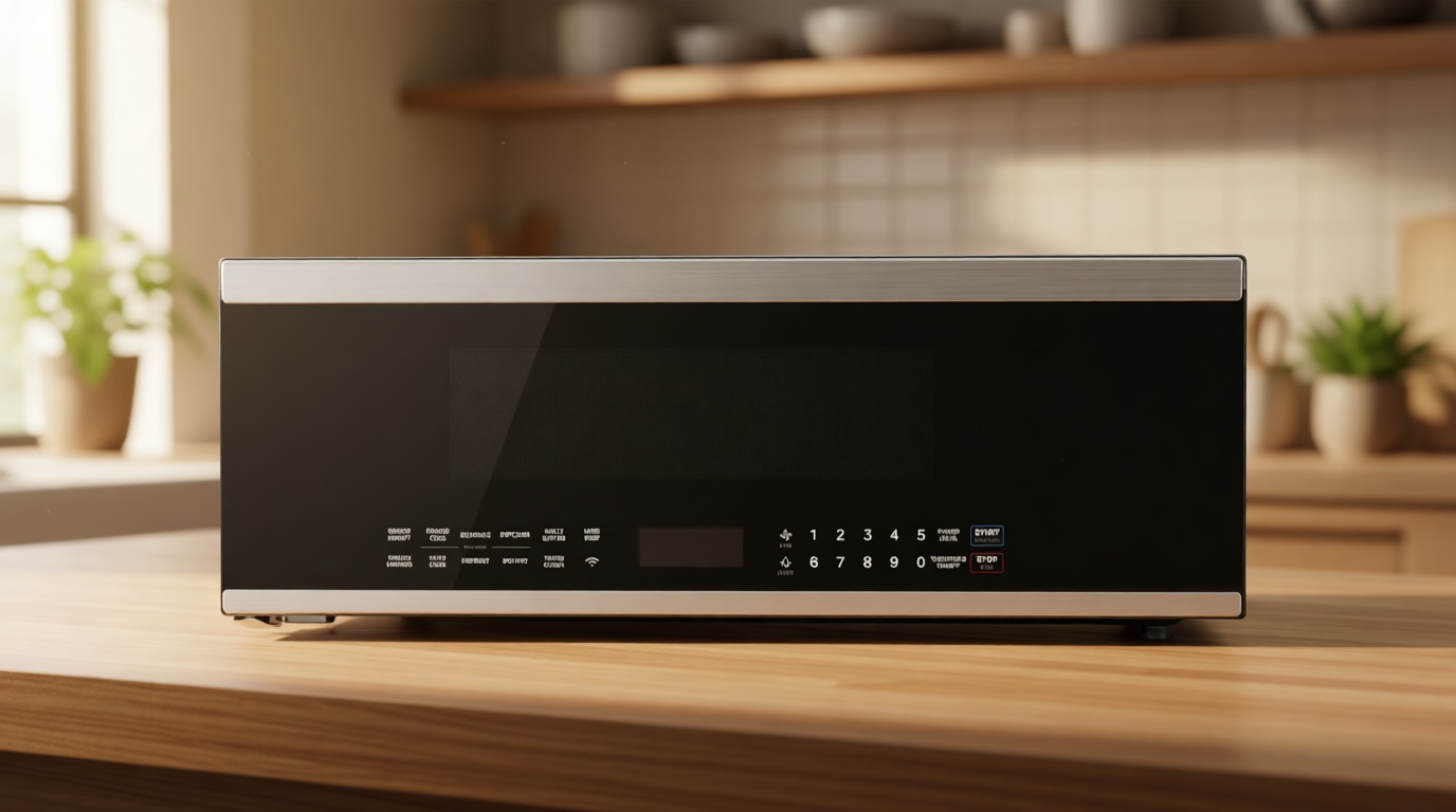 Midea MMO12S3ASTZ Over the Range Microwave Oven, 1.2 Cu.ft Slim Microwaves with Sensor Cook, Stainless Steel Microwaves, 1000W heating power with 400CMF vent fan