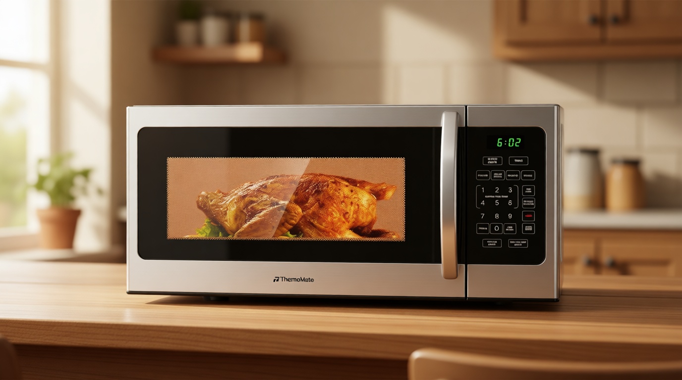 30" Over the Range Microwave Oven, ThermoMate 1.7 Cu. Ft. Capacity Microwave Over the Stove with One Touch, 1000 Cooking Watts, 300 CFM, 10 Power Levels, LED Lighting, Stainless Steel