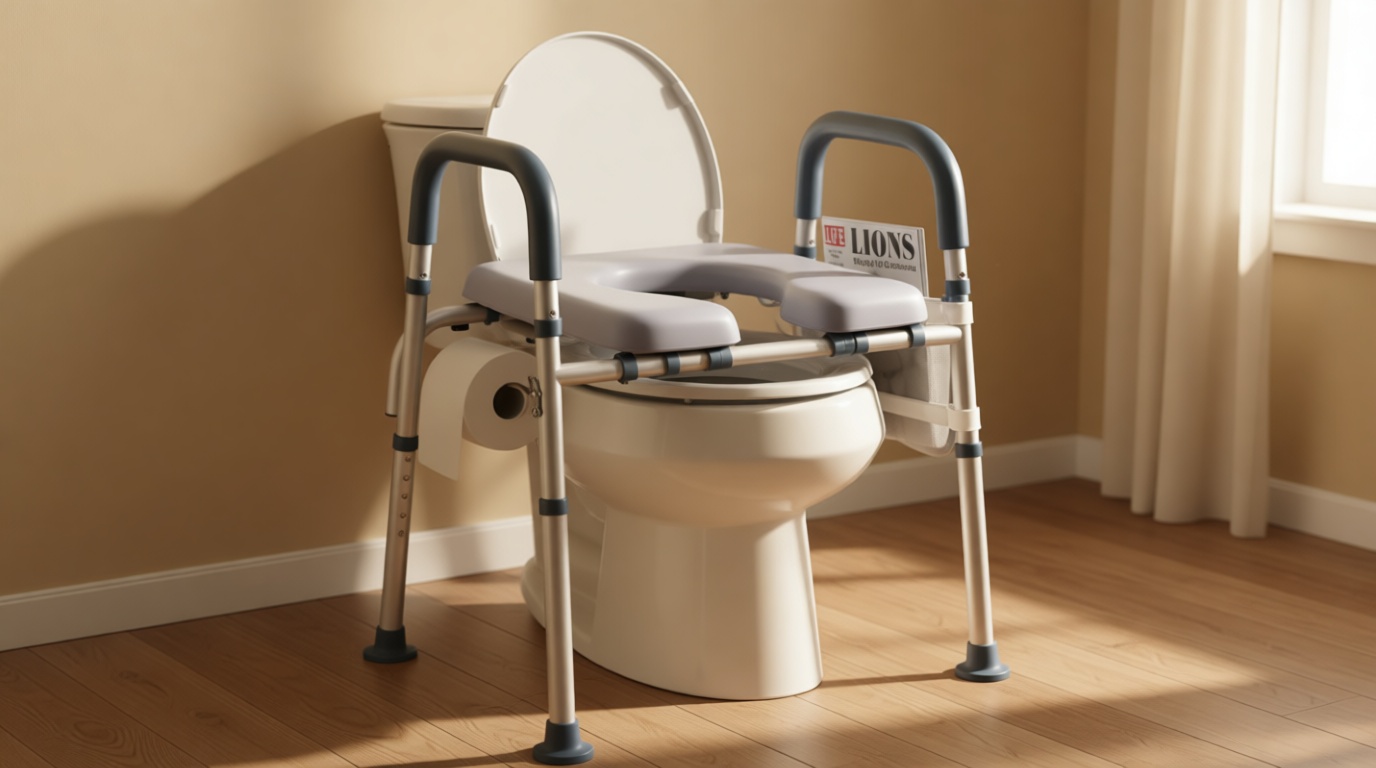 Toilet Seat Risers For Seniors Width and Height Adjustable Raised Toilet Seat With handles for Elderly, Handicap, Elevated, Pregnant, Fit Any Toilet Riser Heavy Duty Up To 400lbs