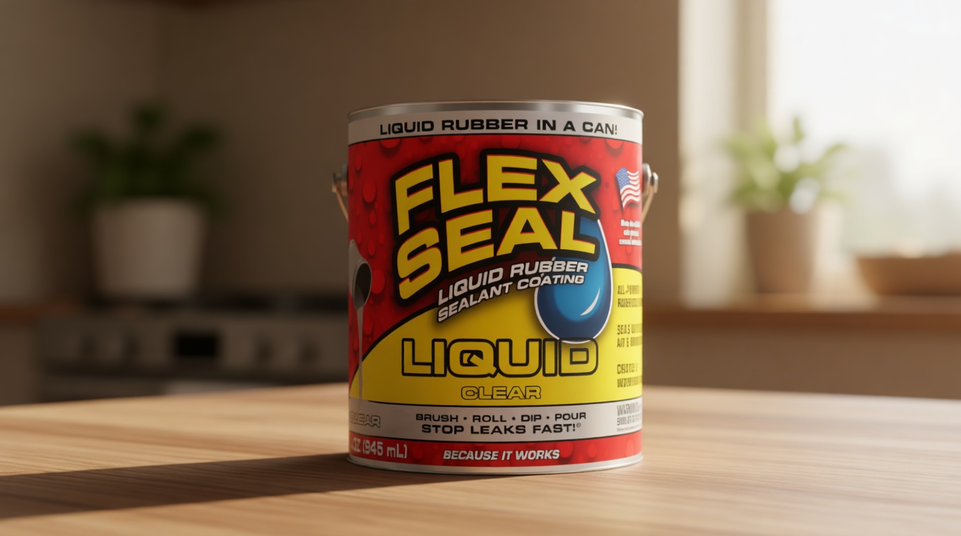 Flex Seal Liquid, Rubber Coating Sealant, Waterproof, Flexible, Breathable, and UV Resistant, Roof Repair, Basements, RV, Campers, Trailers, Marine, EPDM, Masonry, Clear, 32 oz