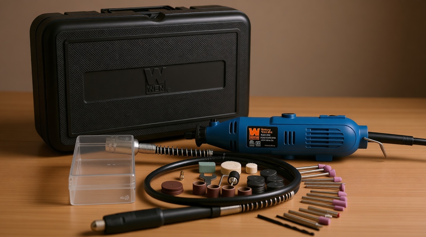 WEN 2305 Rotary Tool Kit with Flex Shaft