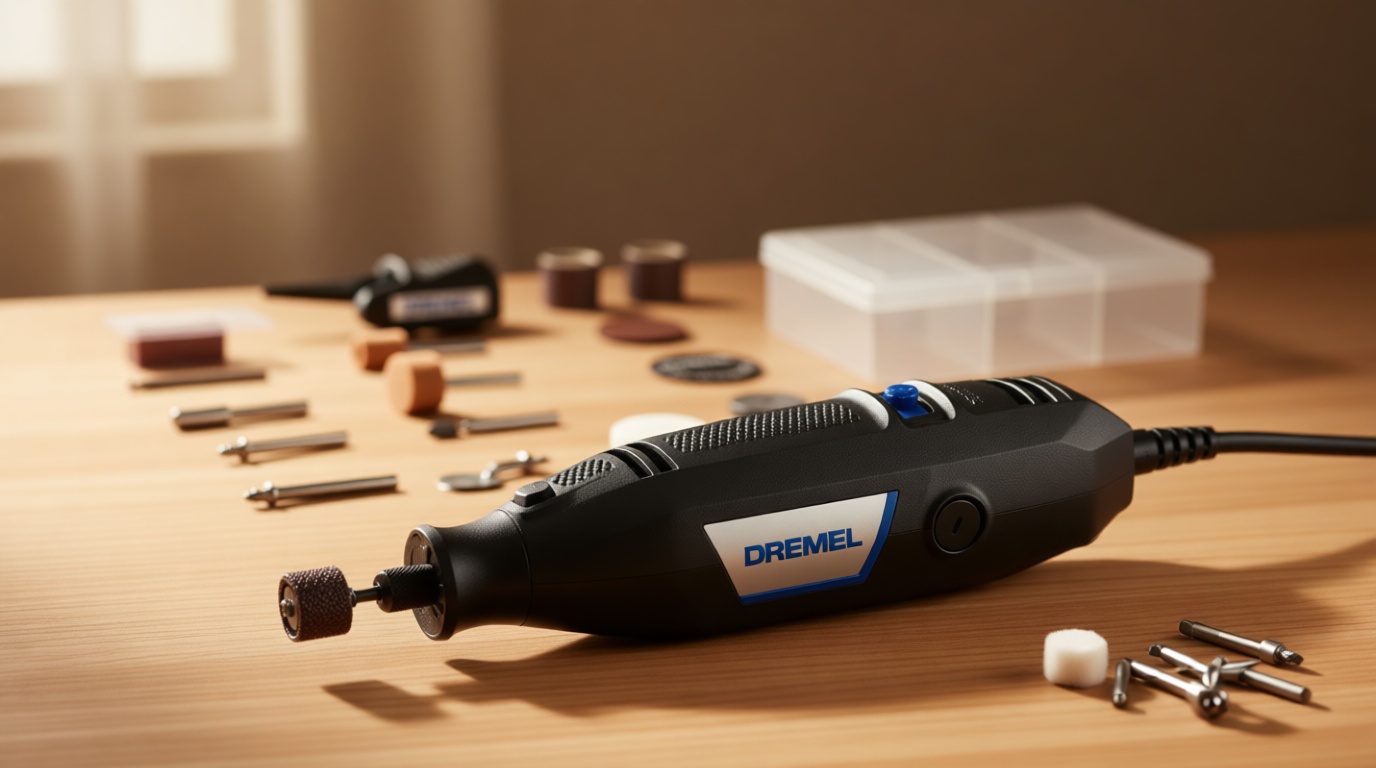 Dremel 3100-1/15 Variable Speed Rotary Tool Kit- 1 Attachment and 15 Accessories, Ideal for a Variety of Crafting and DIY Projects
