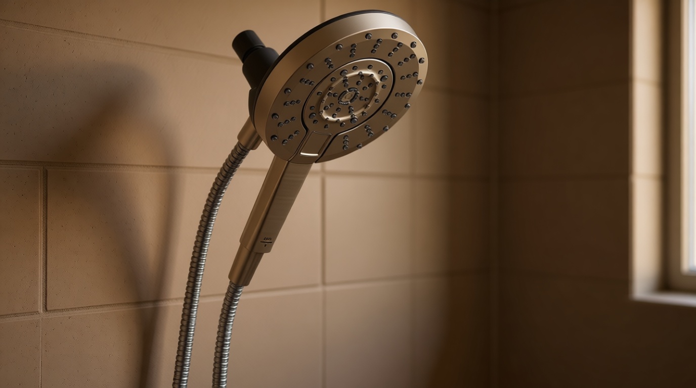 Delta 5-Setting In2ition 2-in-1 Dual Shower Head with Handheld High Pressure ProClean Spray, Brushed Nickel Detachable Shower Head with Hose, 1.75 GPM Flow Rate, Spotshield Brushed Nickel 75548SN