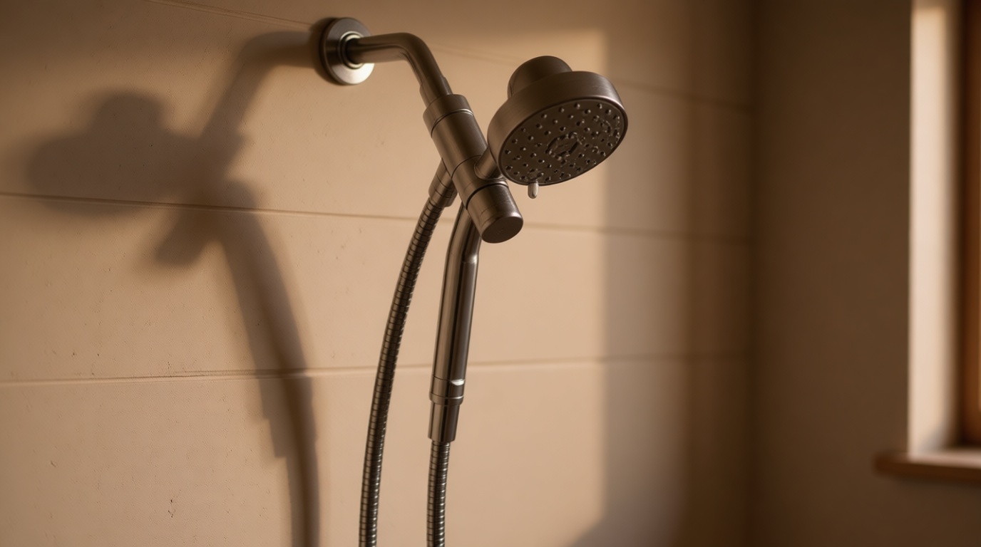 KOHLER 23218-BN Awaken 2-in-1 Multifunction Shower Combo Kit, Rotating Showerhead and Handshower Set, 2.5 GPM, Vibrant Brushed Nickel