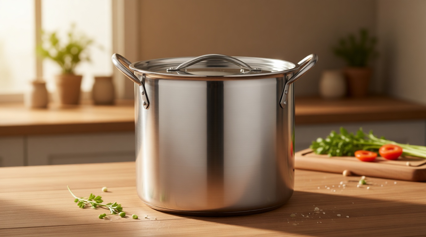 IMUSA 12 Quart Stainless Steel Stock Pot with Lid