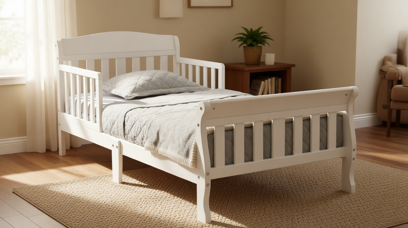 Delta Children Canton Toddler Bed, White