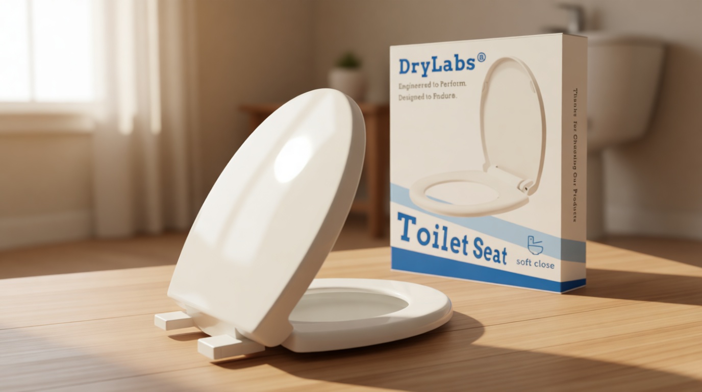 Round Toilet Seat 16.5" - Soft Close, Durable PP Toilet Seat, Easy Installation & Removal, Fits Most Toilet Bowls