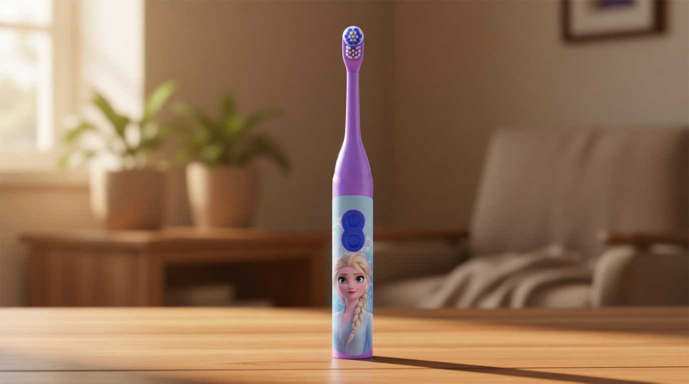 Oral-B Kids Battery Power Electric Toothbrush Featuring Disney's Frozen for Children and Toddlers age 3+, Soft (Characters May Vary)