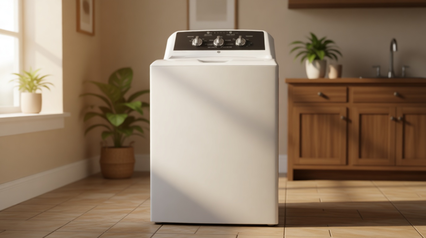 GE GTW525ACWWB 4.3 Cu. Ft. White Top Load Washer