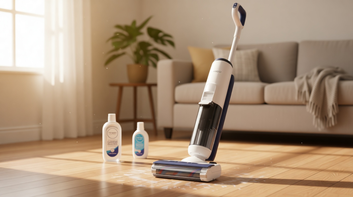 Tineco iFLOOR 5 Breeze Complete Wet Dry Vacuum Cordless Floor Washer, One-Step Cleaning for Hard Floors, Edge Clean, Auto Self-Cleaning, Lightweight & Cordless Design