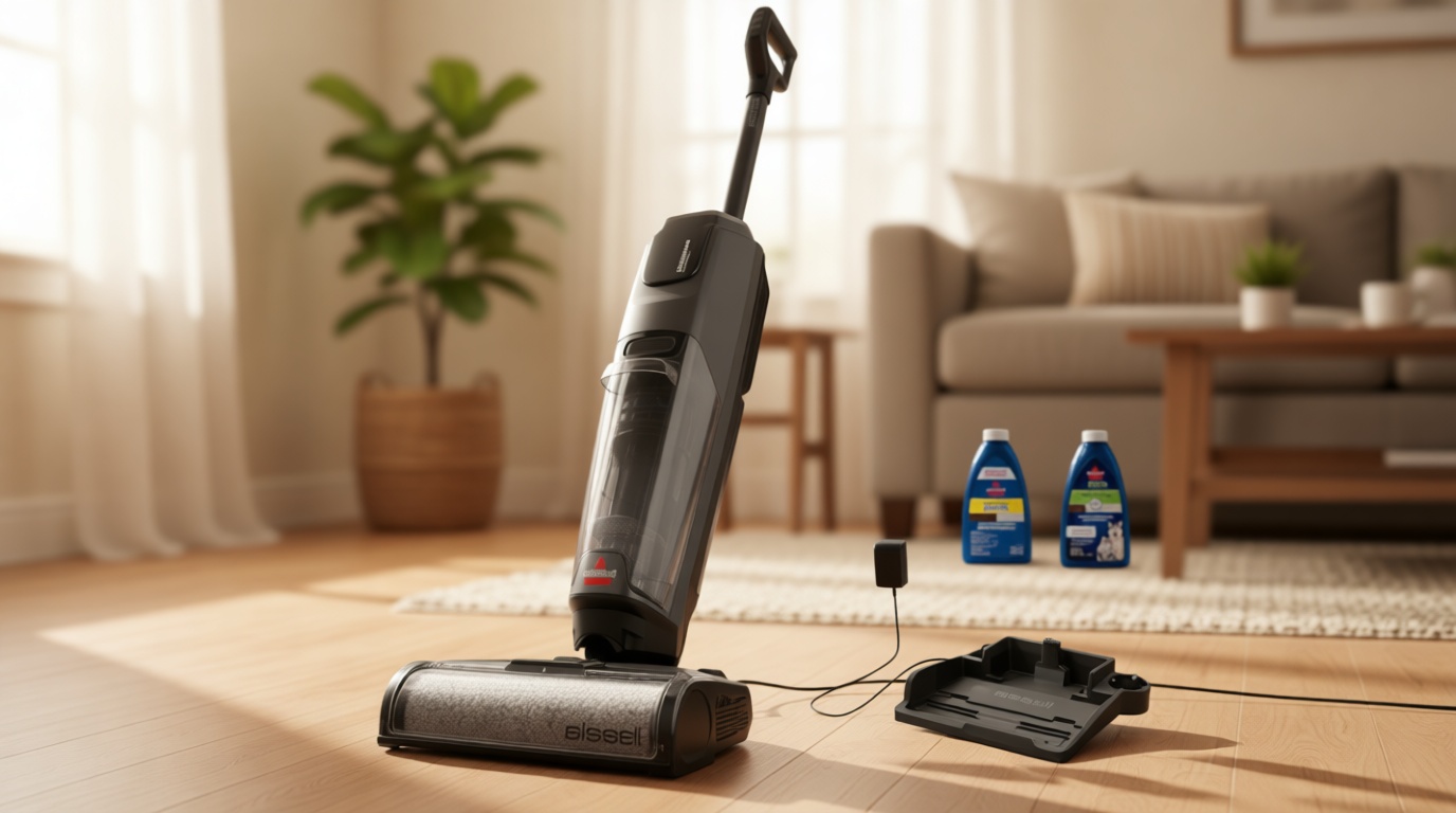Bissell CrossWave OmniForce Cordless Multi-Surface Hard Floor Cleaner and Mop, Wet Dry Vacuum with Dedicated Dry Vacuum Mode, 3882