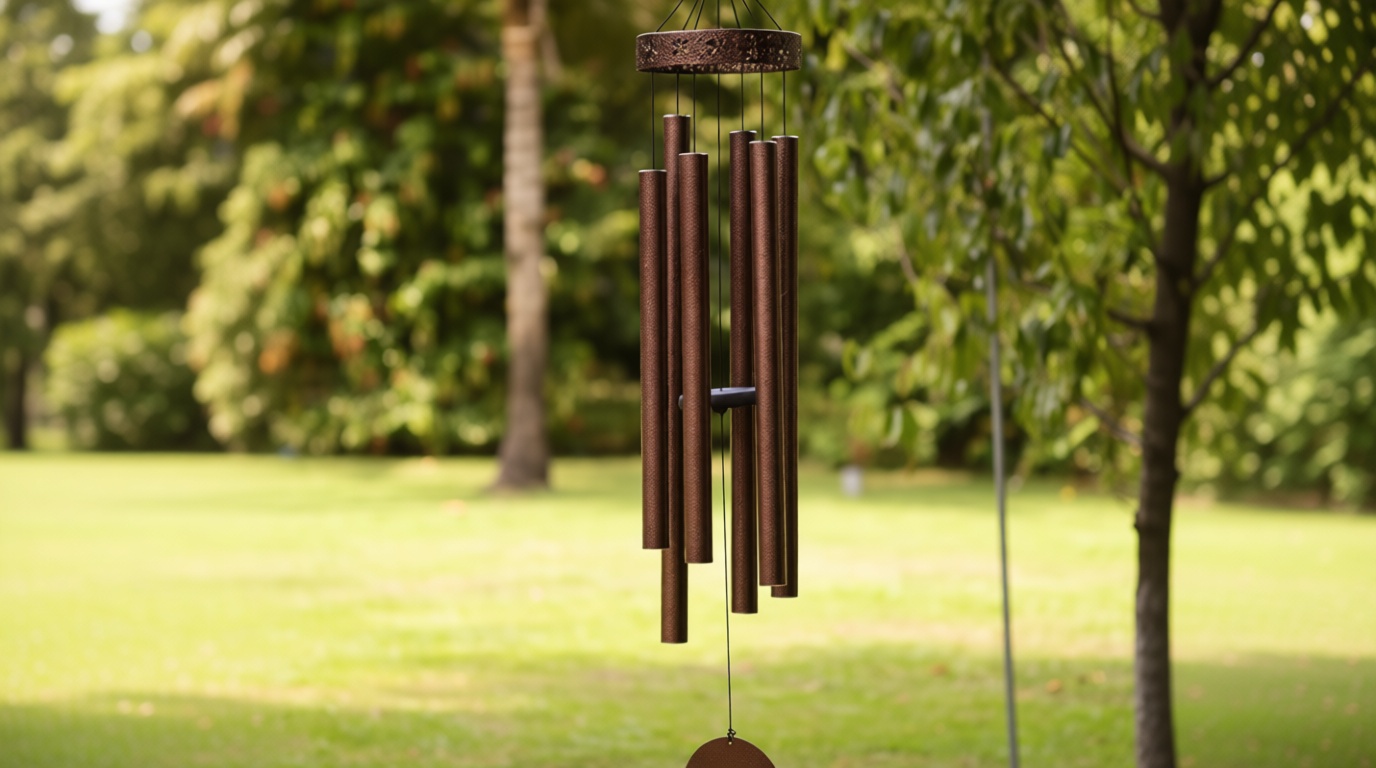 Extra Large Wind Chimes for Outside Deep Tone - 58'' Outdoor Clearance, Deep Tone Wind Chimes, Memorial Wind Chime, Sympathy Gift, Patio Yard, Home Décor, Bronze (58" Bronze)