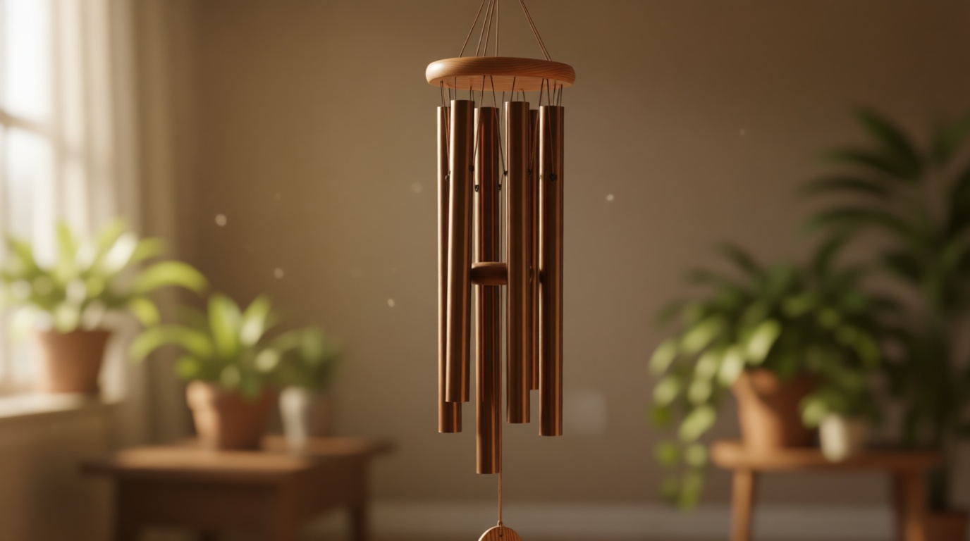 Woodstock Wind Chimes Amazing Grace Chime Medium (24'') Bronze Wind Chime Inspirational and Memorial Gifts Wind Chimes for Outside Patio Home or Garden Decor