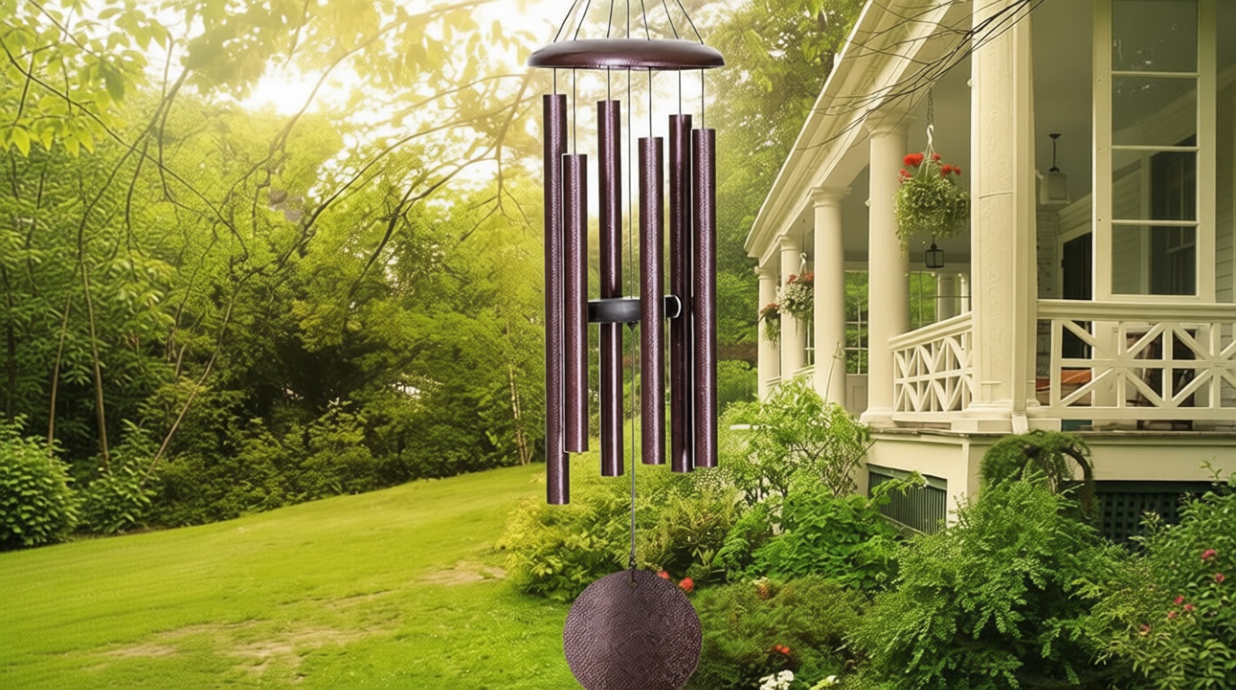 FDOCOI Wind Chimes for Outside Deep Tone,38'' Large Memorial Wind Chimes Outdoor, Wind Chime Gifts for Mom/Grandma,Christmas, Bronze