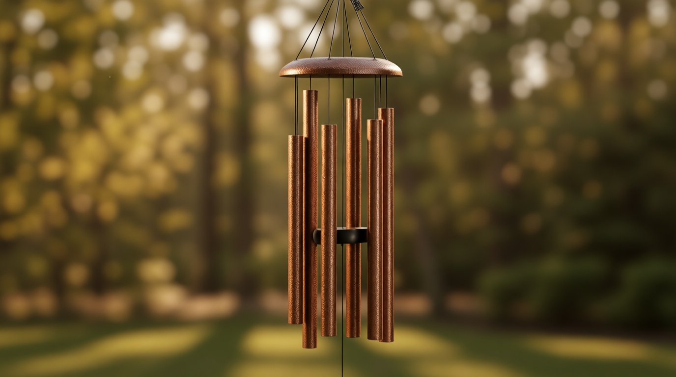 Corinthian Bells by Wind River - 30 inch Copper Vein Wind Chime for Patio, Backyard, Garden, and Outdoor Decor (Aluminum Chime) Made in The USA