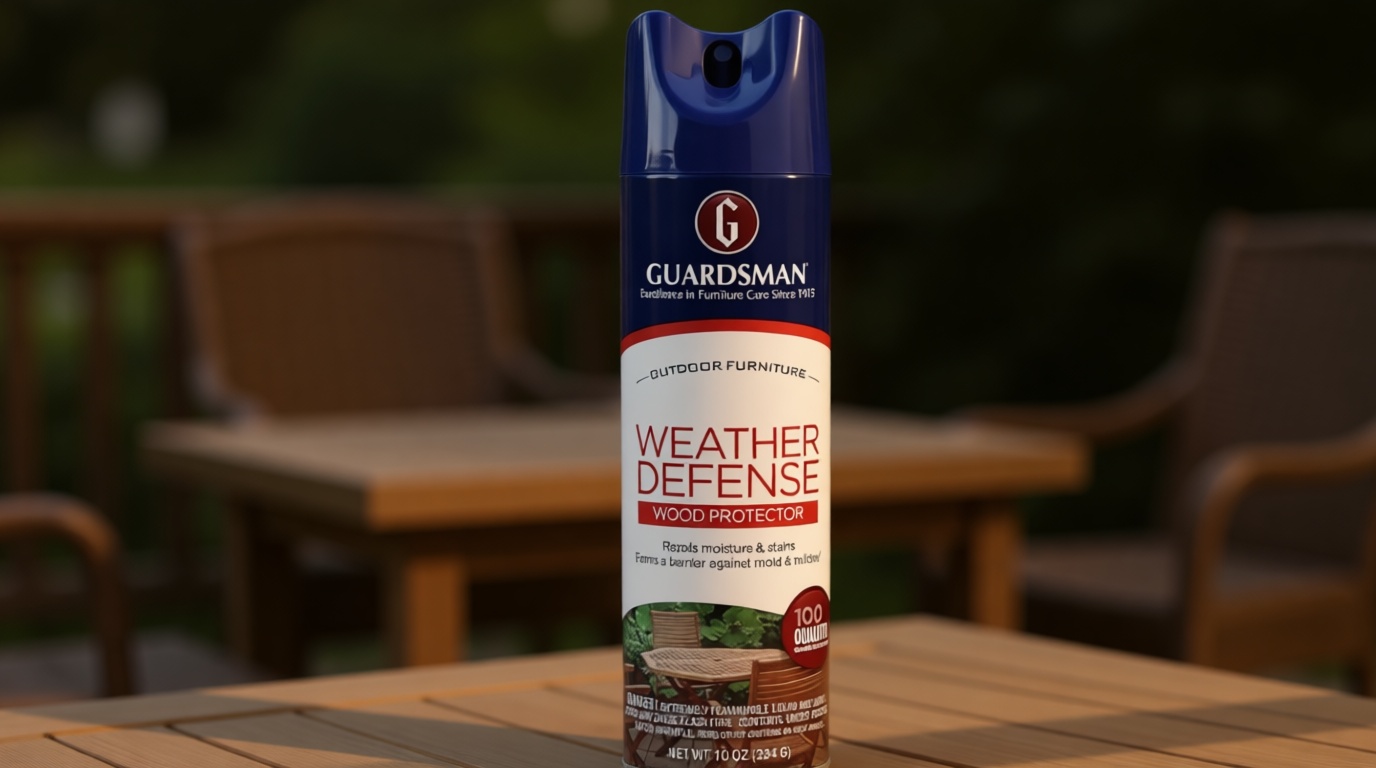 Guardsman Weather Defense Outdoor Wood Furniture Protector - 10 oz - Repels Moisture and Stains - 461900