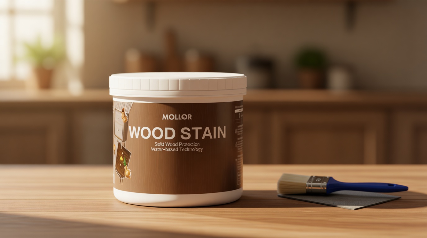 Wood Stain, 16 Oz Water Based Wood Stain and Sealer in One - No Priming, No Top Coat Required, Fast Drying|Low Odor|Non-Toxic, Perfect for Indoor and Outdoor Furniture (Teak with Tools)
